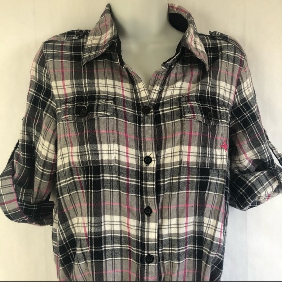 🌾 Hurley plaid flannel - Picture 6 of 10